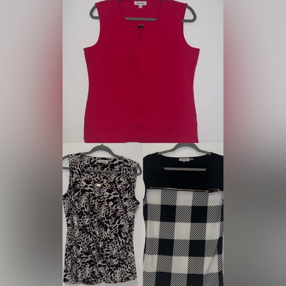 Calvin Klein blouse (sold separately)